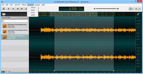 Completely download of moveable ocenaudio 3. 5